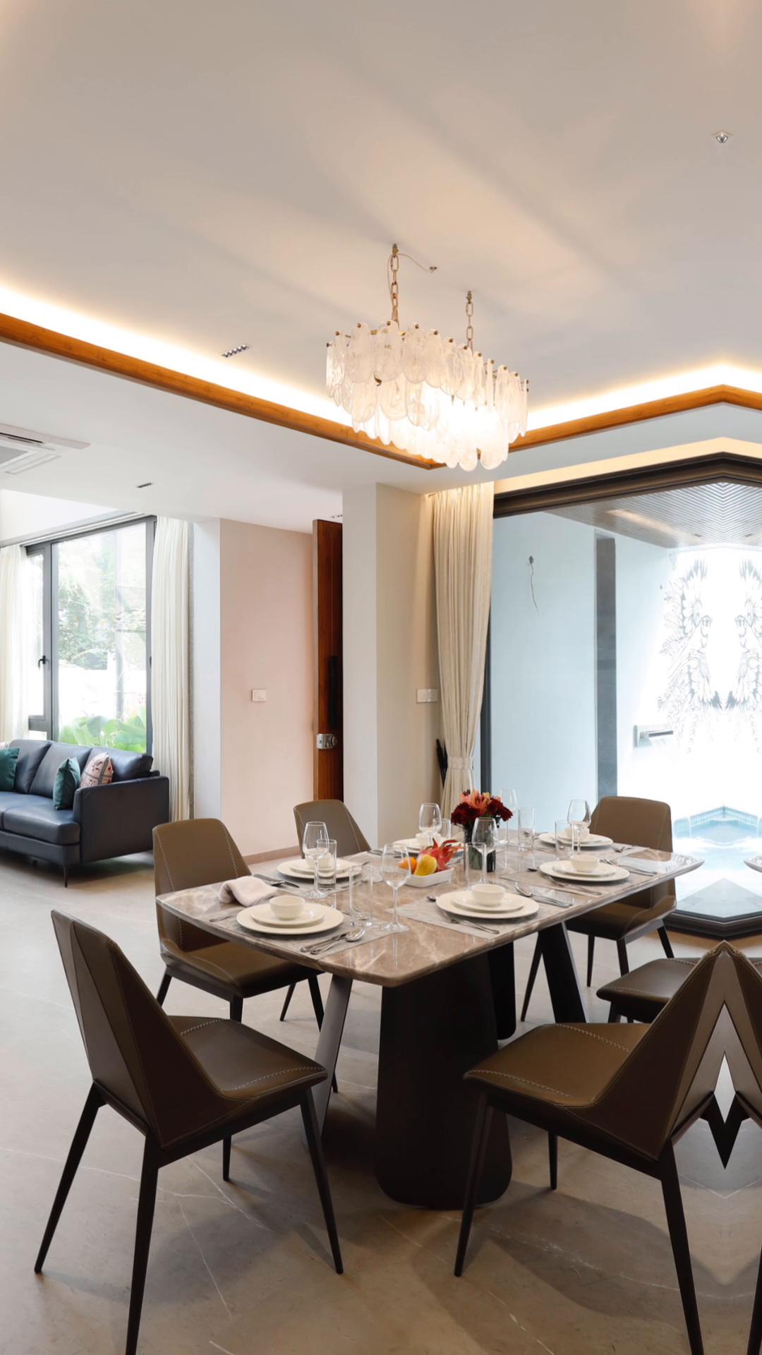 ELIVAAS Cloud 7 | 4 BHK Villa with Pvt Pool - Tap to explore photos