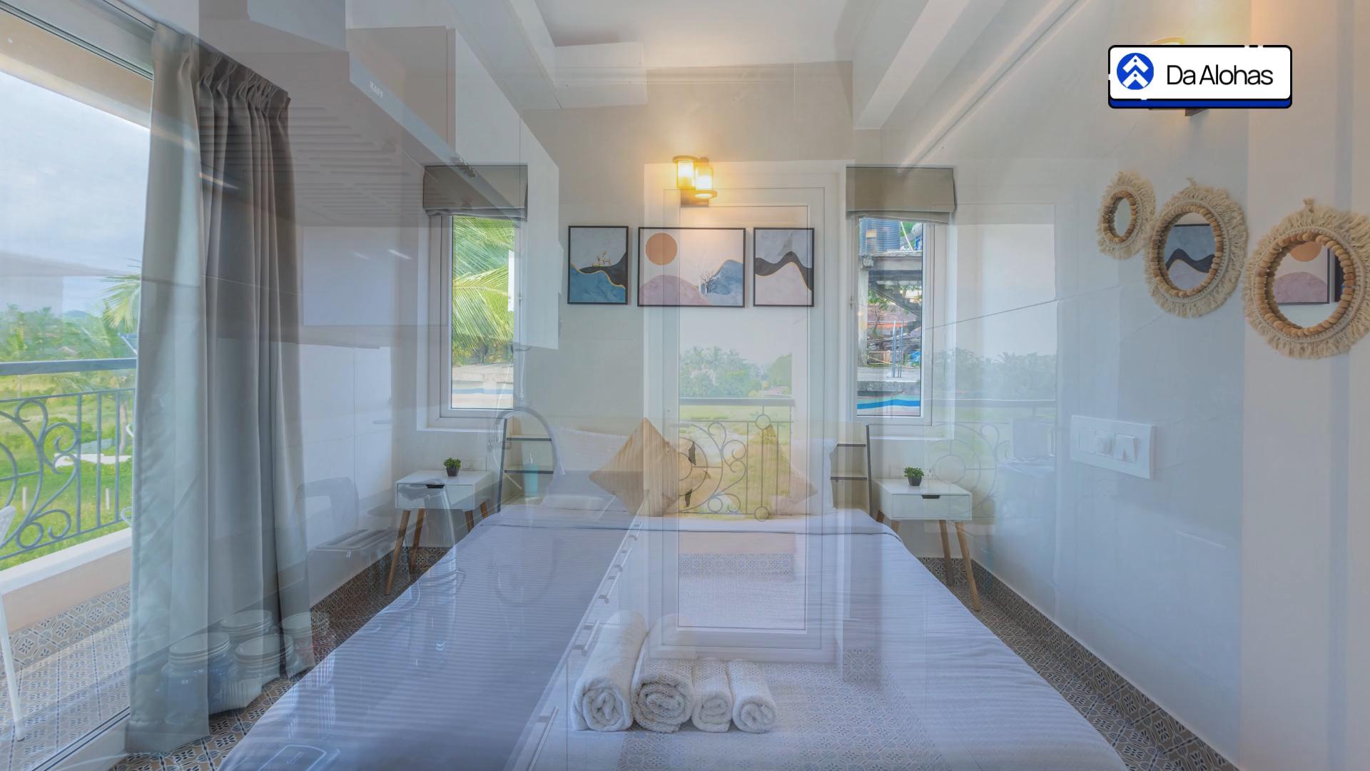Palm Retreat 1BHK suite- Calangute Da Alohas - Tap to explore photos