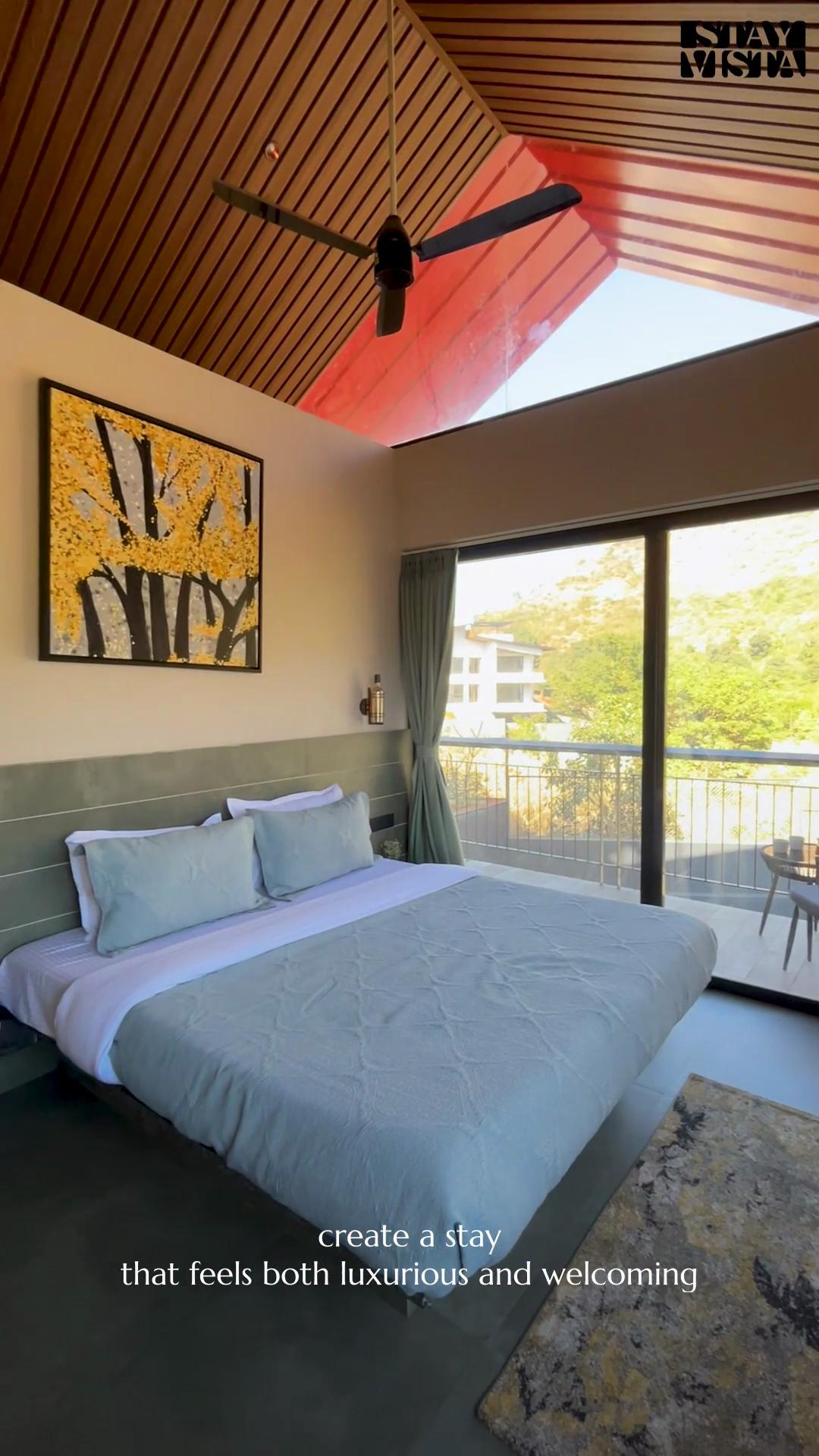StayVista at Terra Tints - Mountainside Cabin with Private Pool, Deck - Tap to explore photos