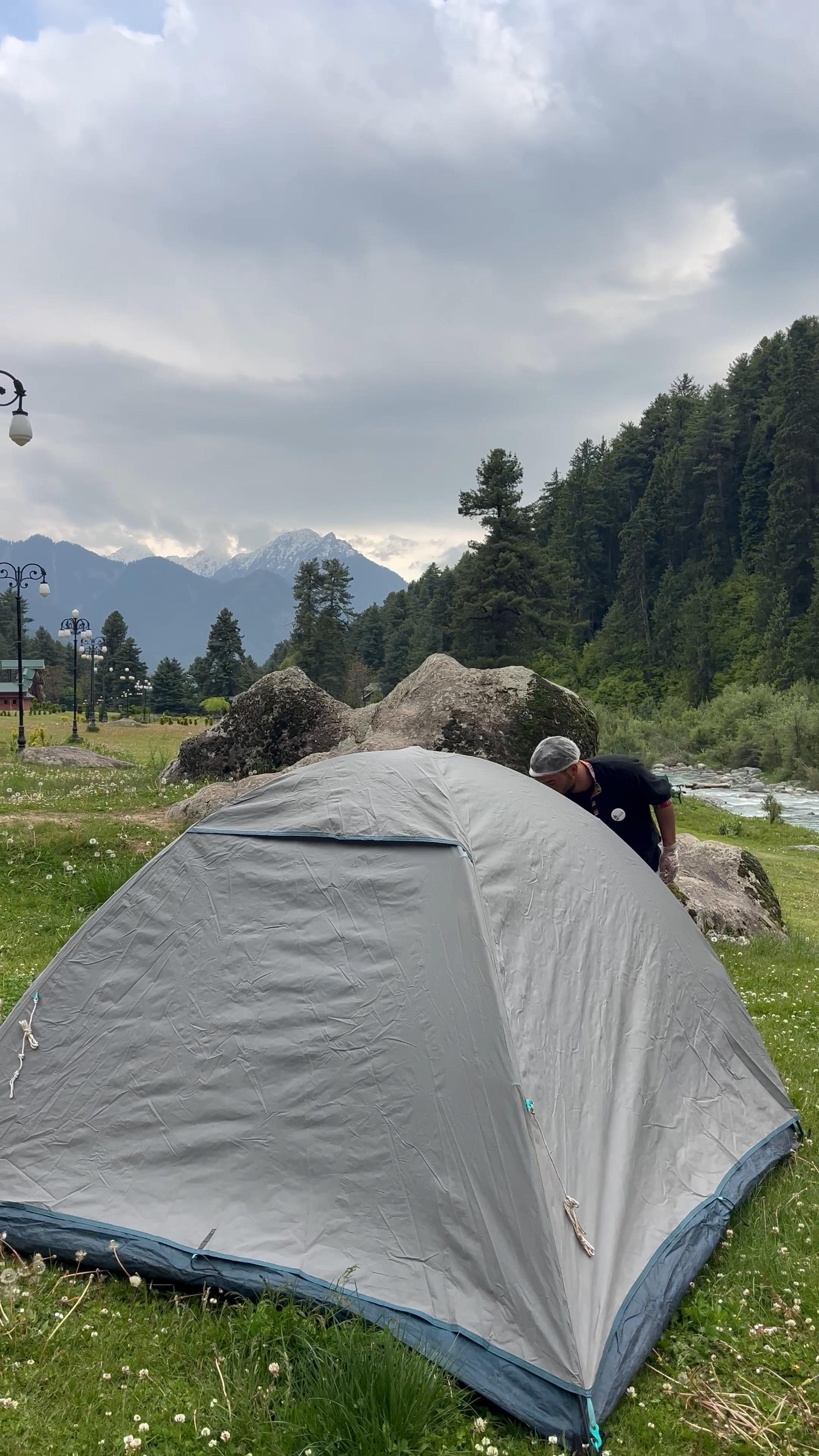 Pahalgam Camps - Tap to explore photos